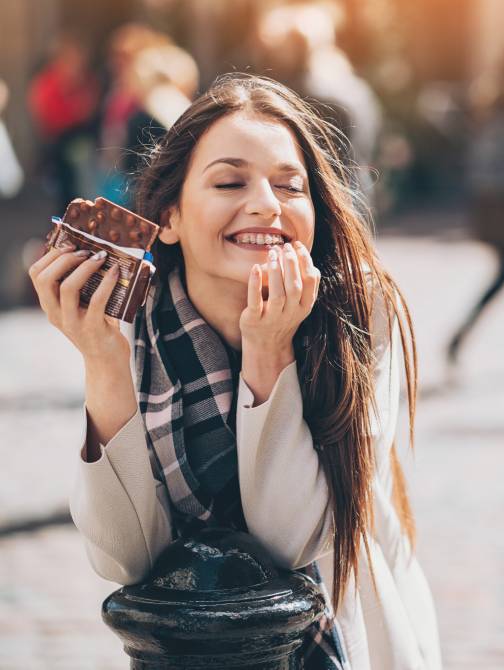 Eating with braces